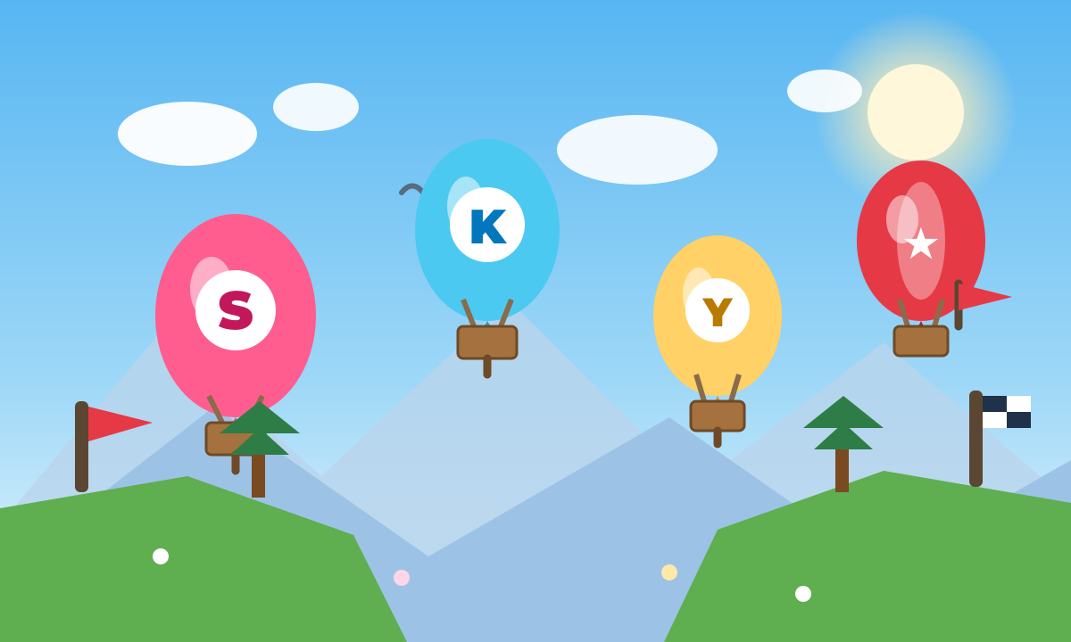 Sky Kid Typer – free typing game art